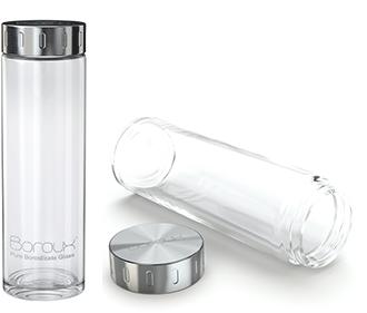 Boroux Glass Water Bottle