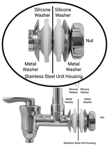 how to install stainless steel water view spigot